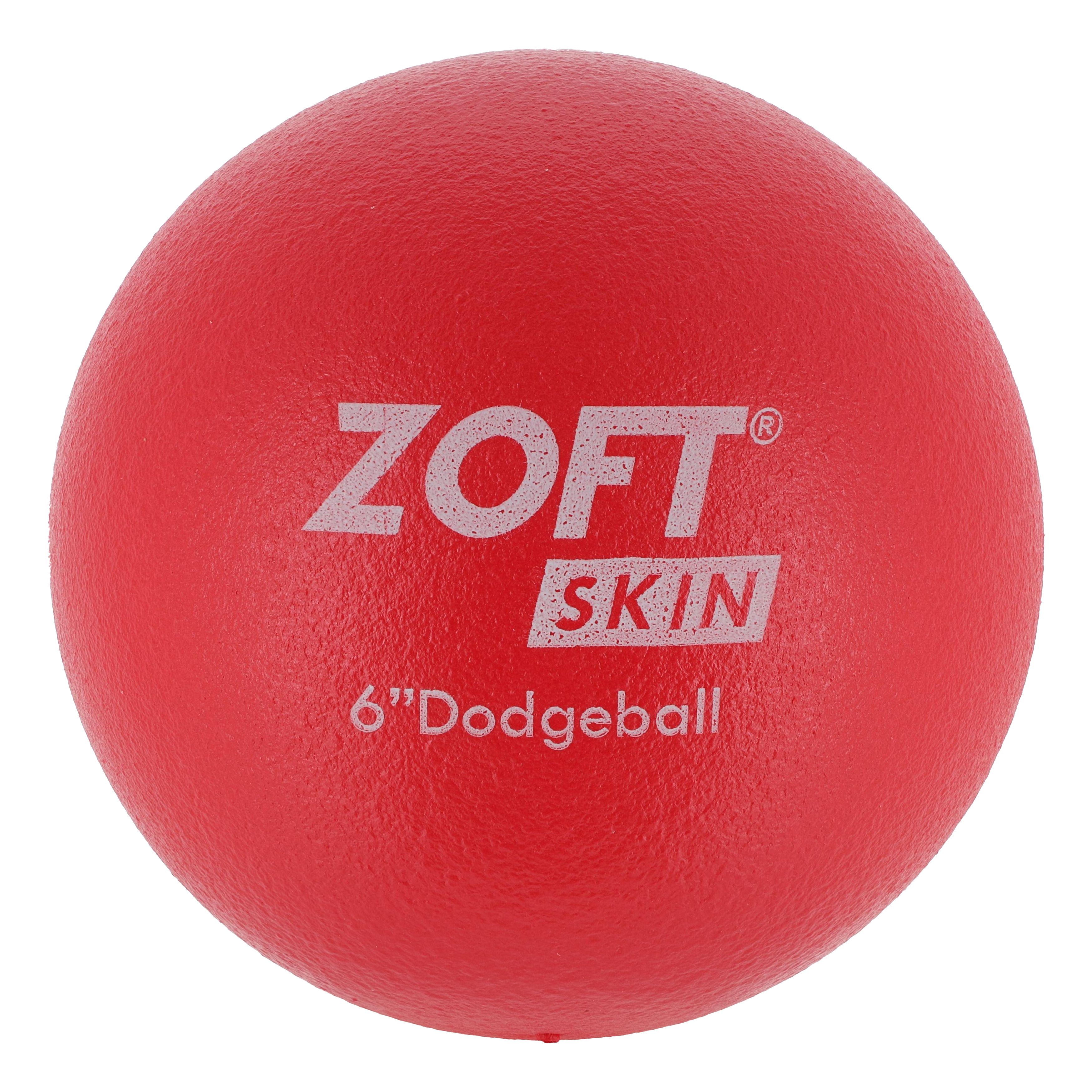 Zoftskin Dodgeball Size 6 Red